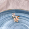 Anillo de flores ajustable